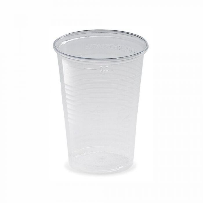 Getränkebecher 0,3L PP transparent Ø7,8cm